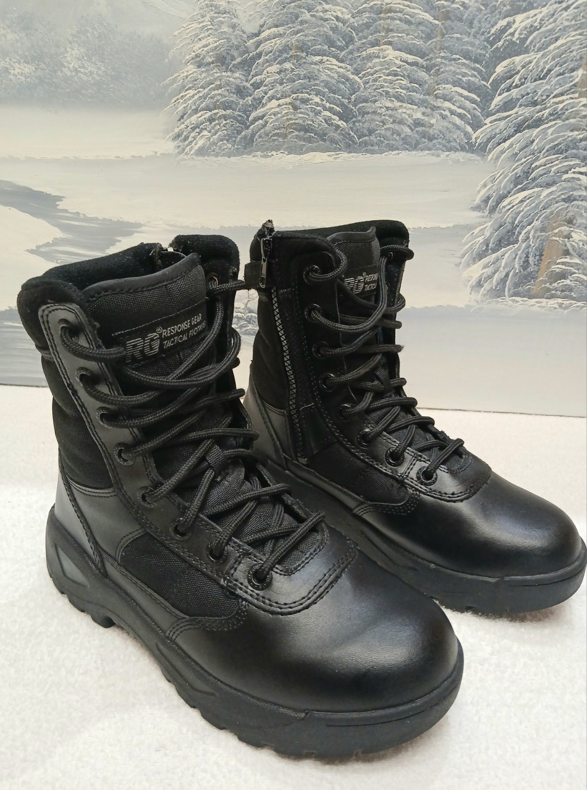 ✨️RG Response Gear Womens Side Zip II Size 8 US Tactical Footwear Service Boots