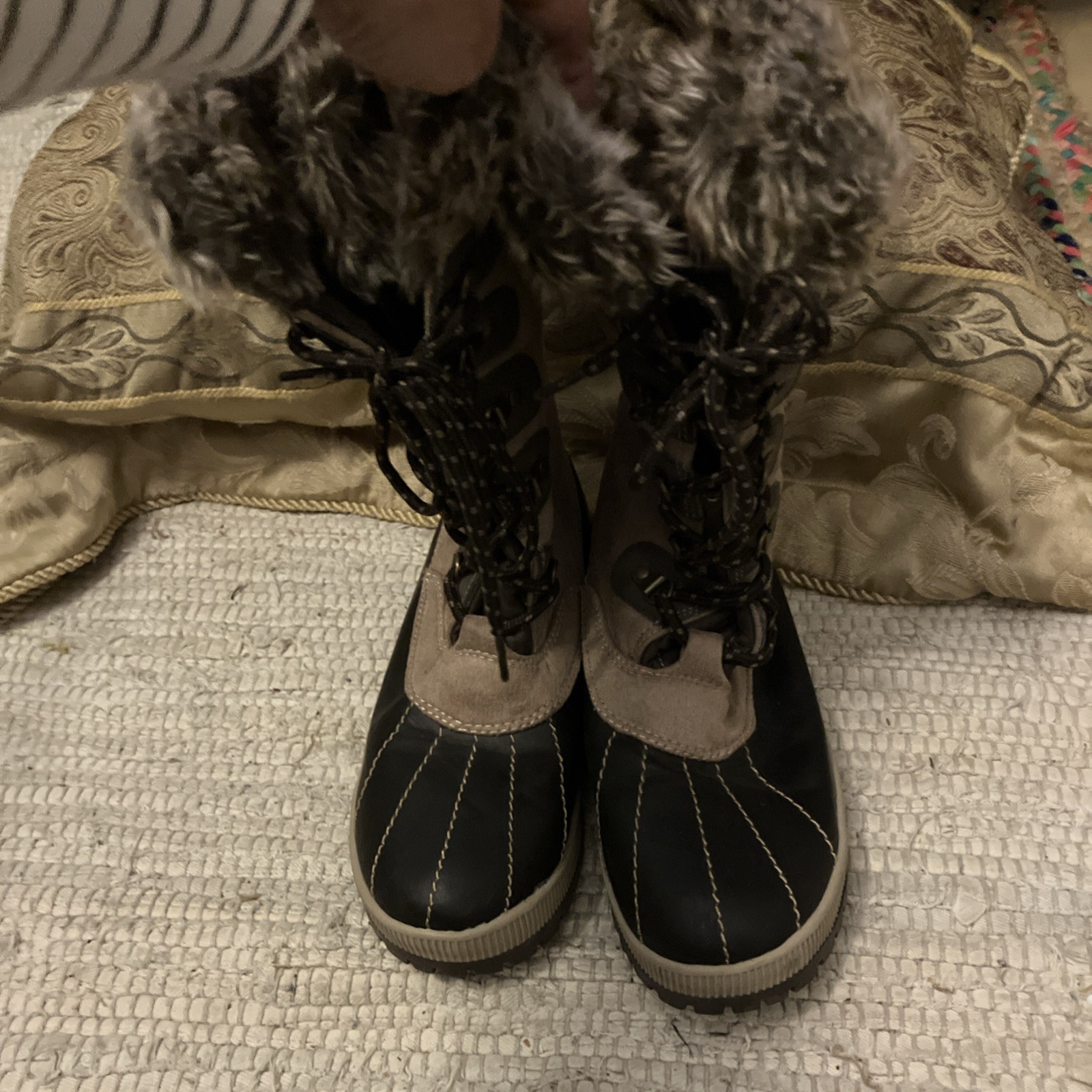 Alpine Design Boots Women’s Ellingwood Point Faux Fur Size 8