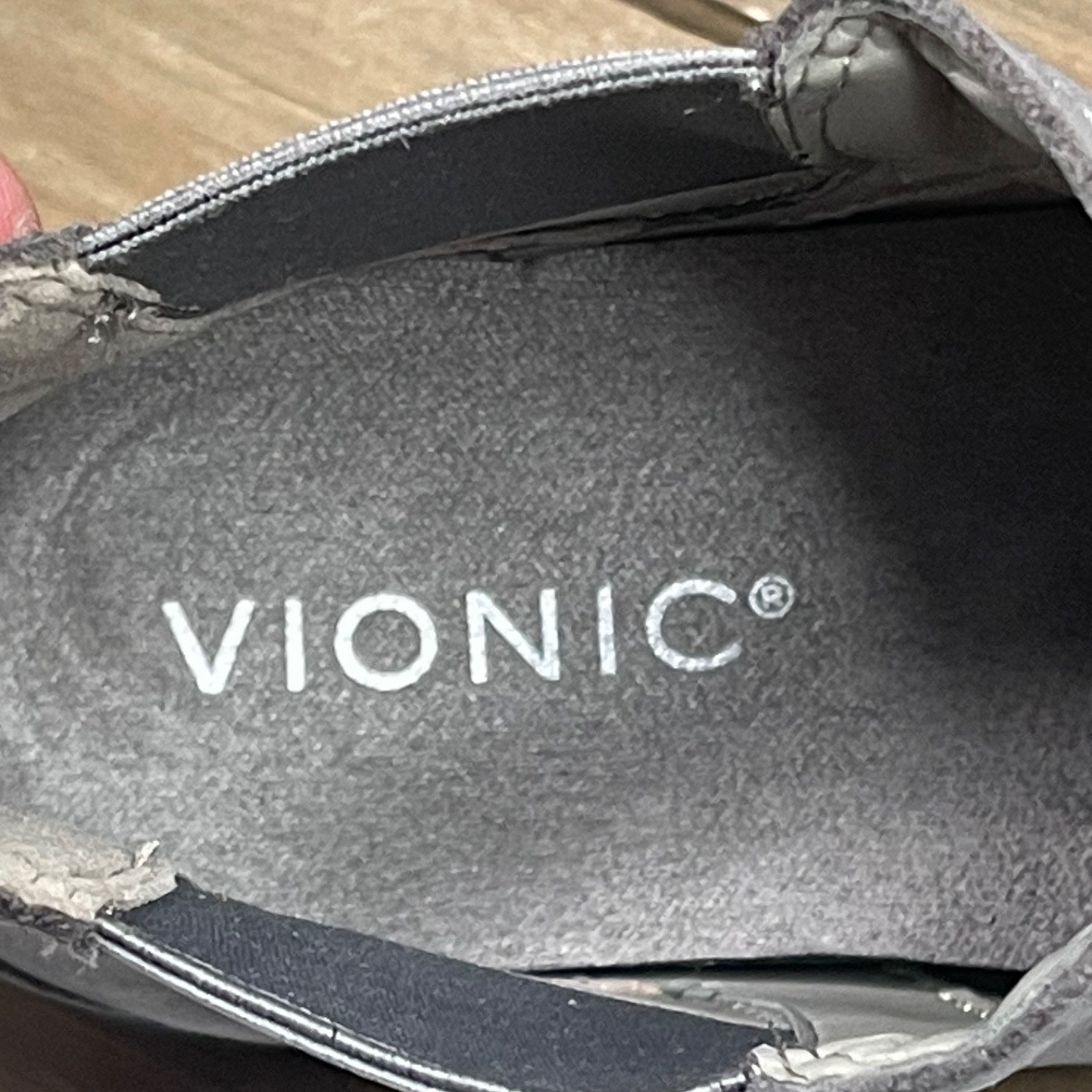 Vionic Women’s Evergreen Water Resistant Ankle Boots Size 6 Charcoal Gray Nubuck