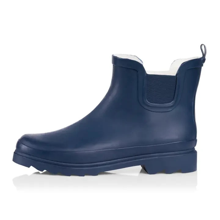 Norty Womens 6″ Ankle Rain Boots #40677 Waterproof Matte Navy Size 9