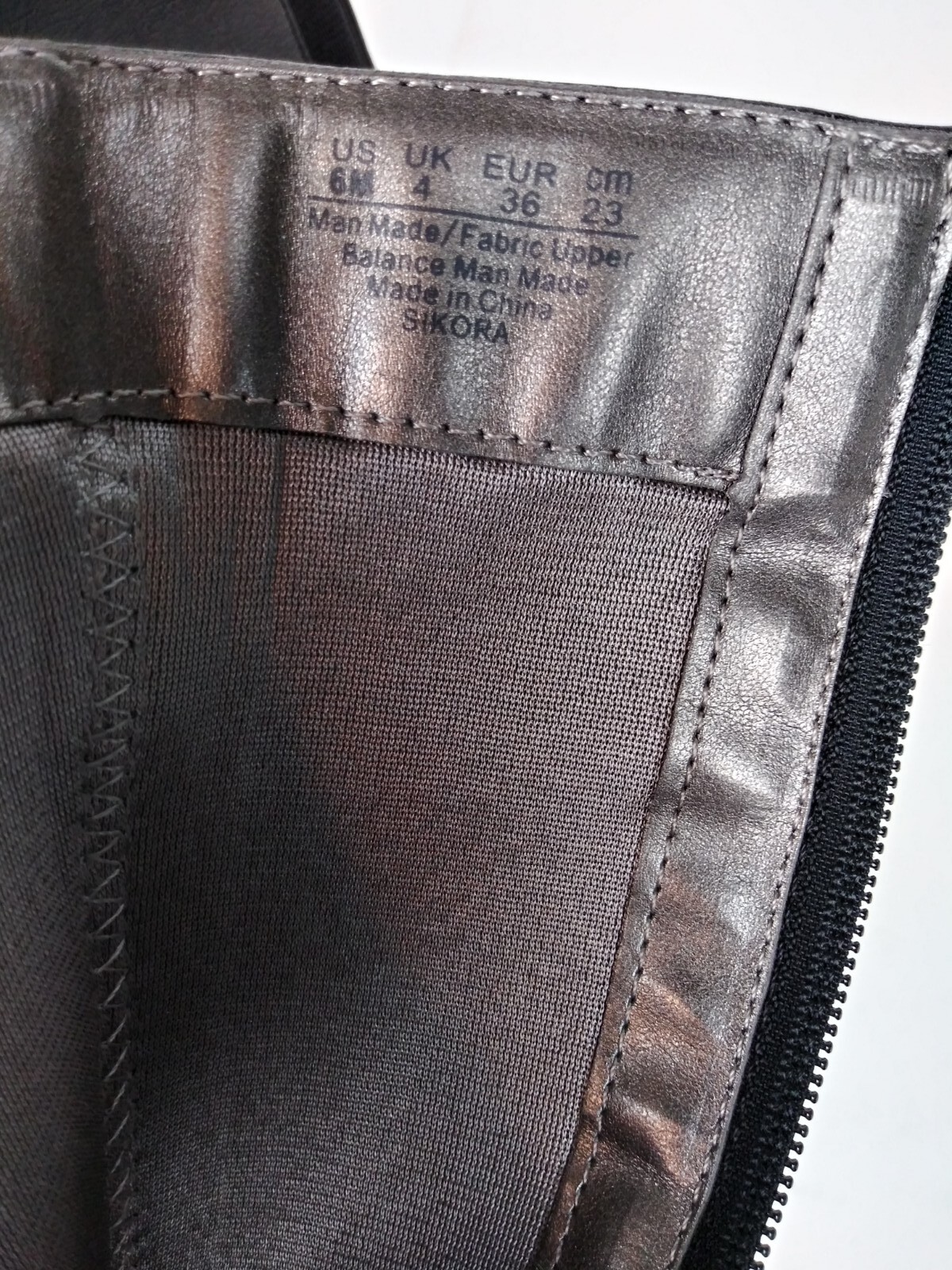 LifeStride Simply Comfort Sikora Riding Boots 6 Black Side Zipper Stretch
