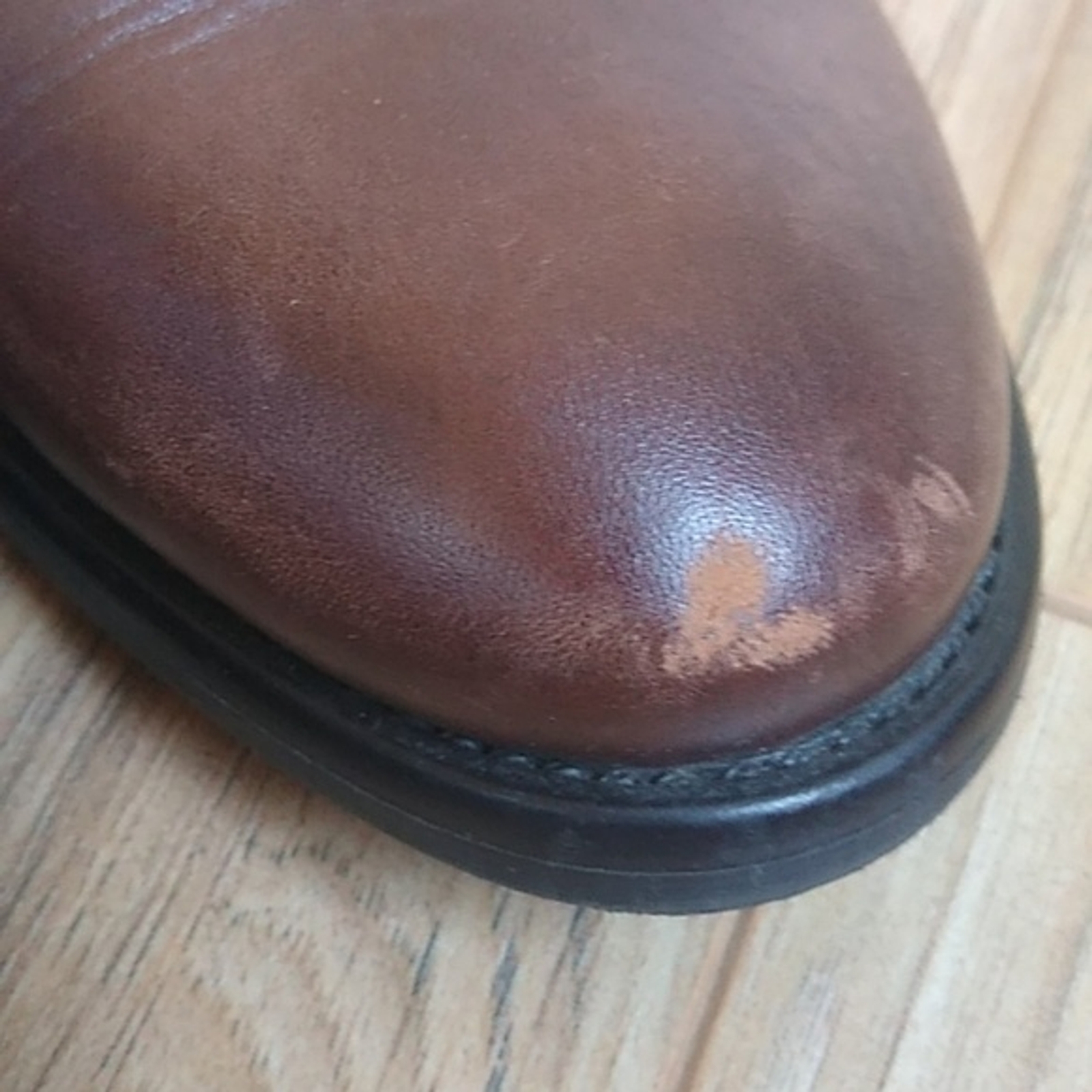 5th Avenue Brown Leather Chelsea Ankle Booties Size 37