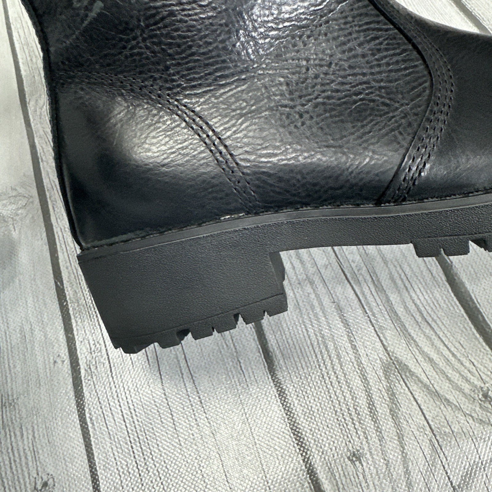 Harley Davidson Lynwood Pull On Womens 5.5 Black Leather Motorcycle Boots D87219