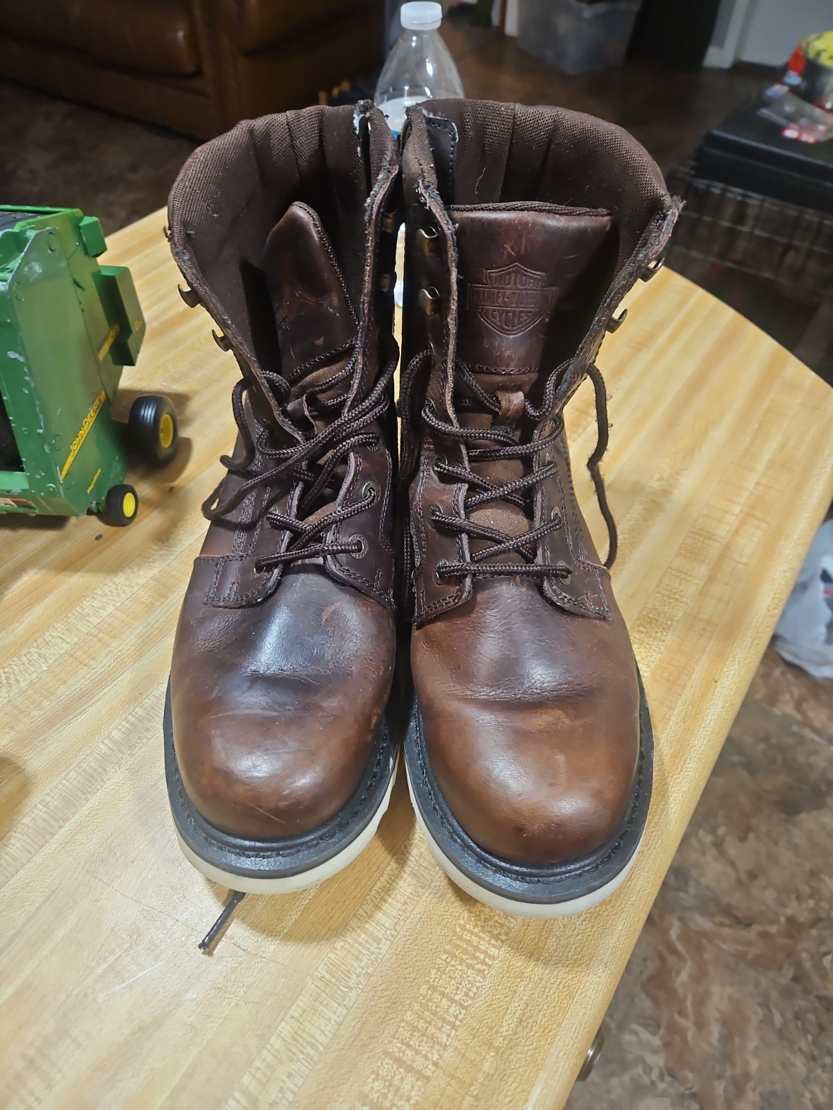 Harley-Davidson Marconi Riding Boots, Brown Leather Size 11 M