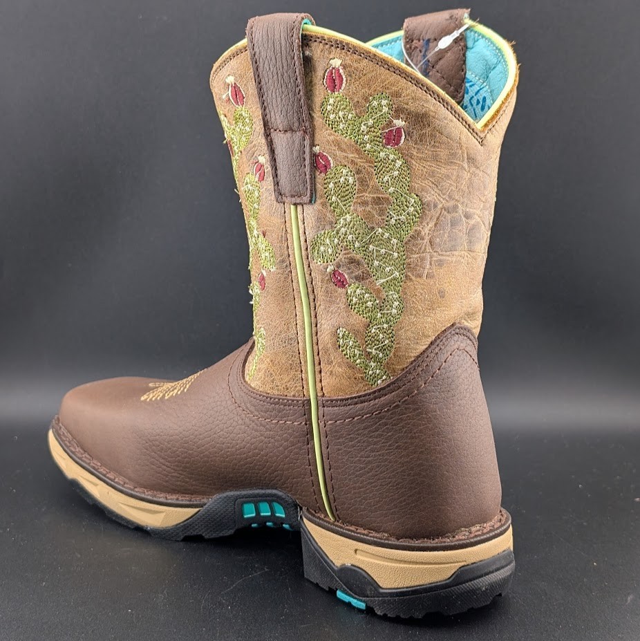 Corral Hydro Resist Safety Square Toe Western Work Boots Cactus Women’s 6.5