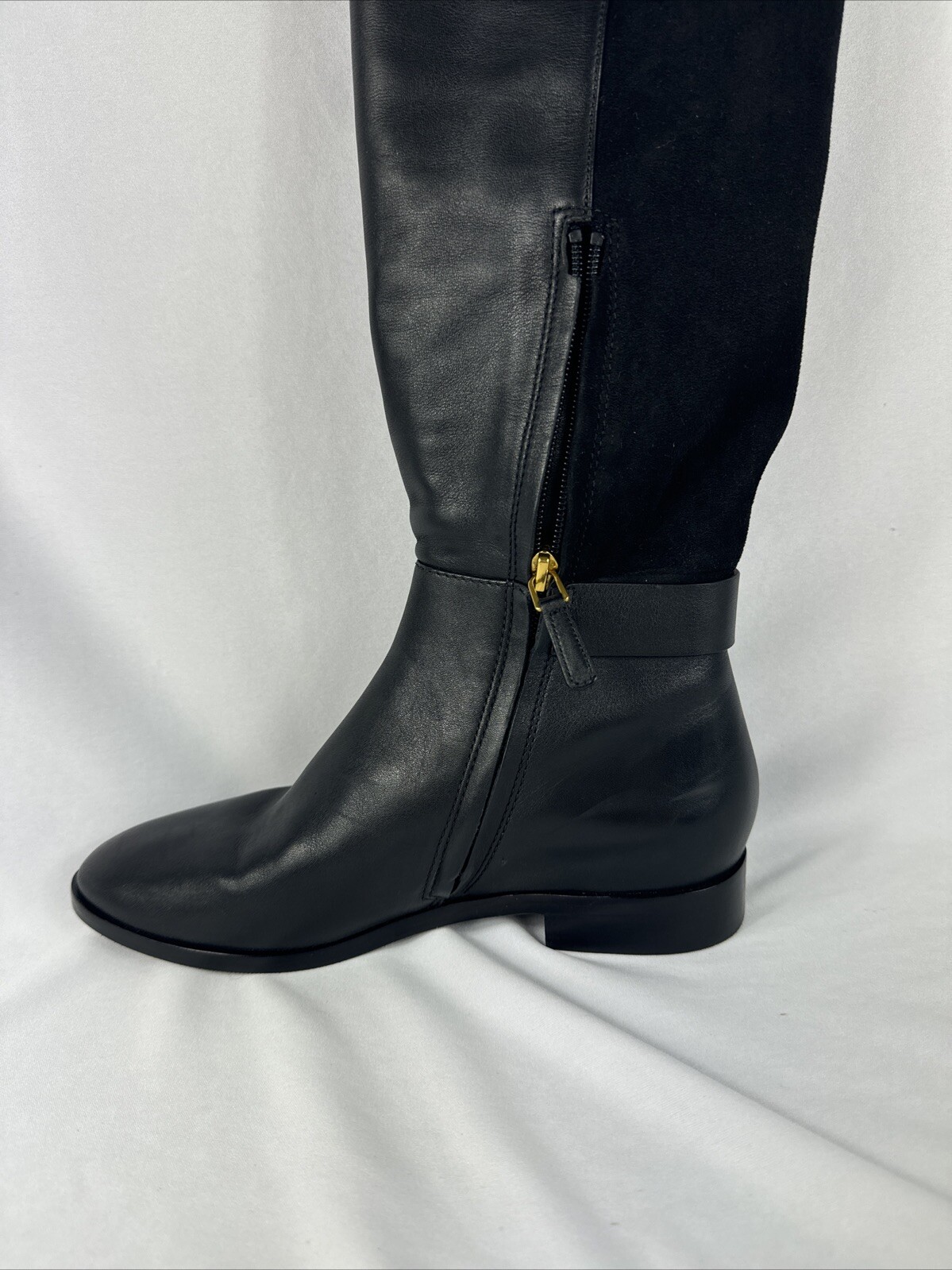 New Tory Burch – MARSDEN Women’s 7 Leather Suede Over Knee Riding Boots