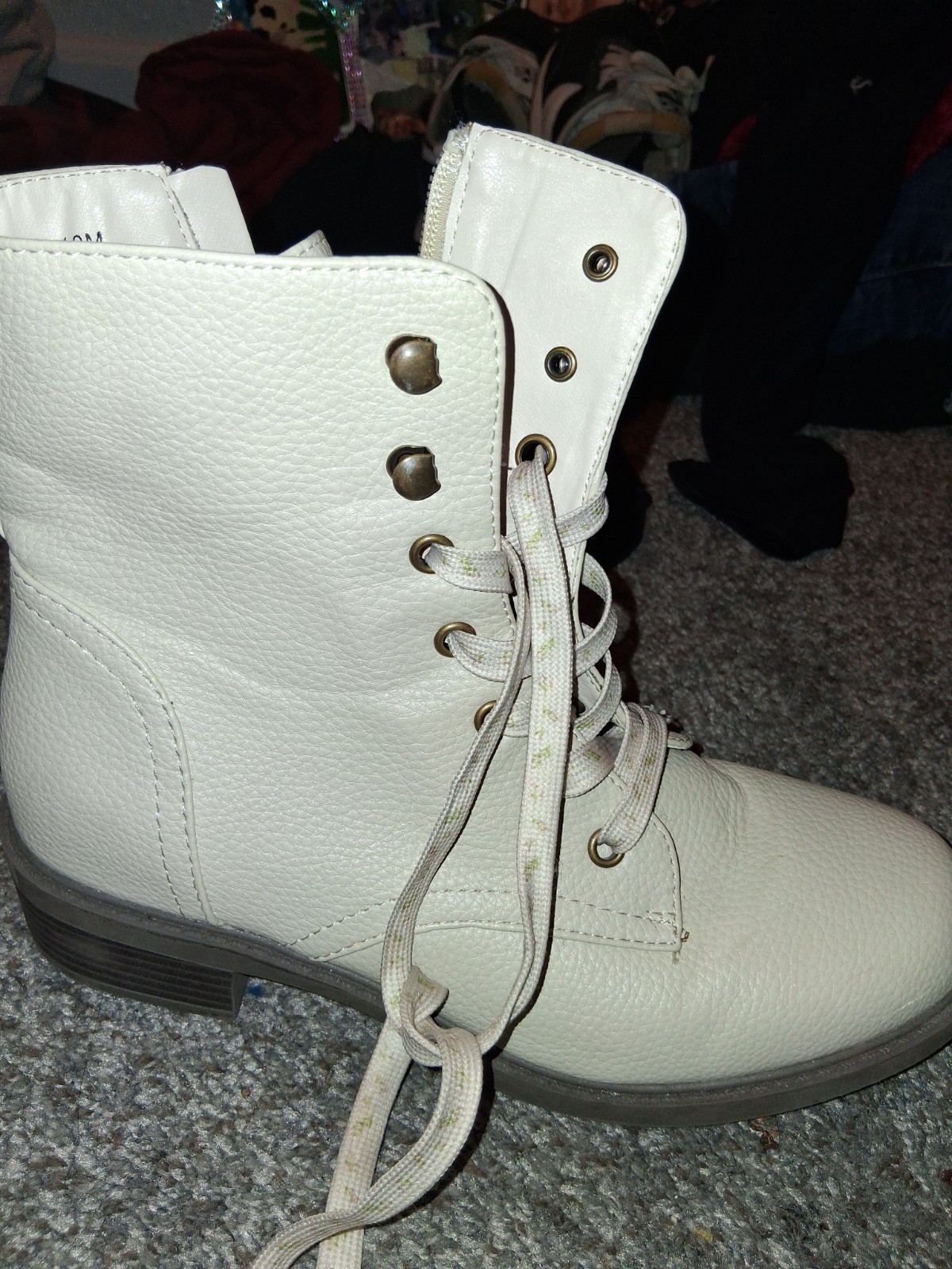 Maurices Women’s Supercush Brittany Lace Up Boots Sz 10 Womens