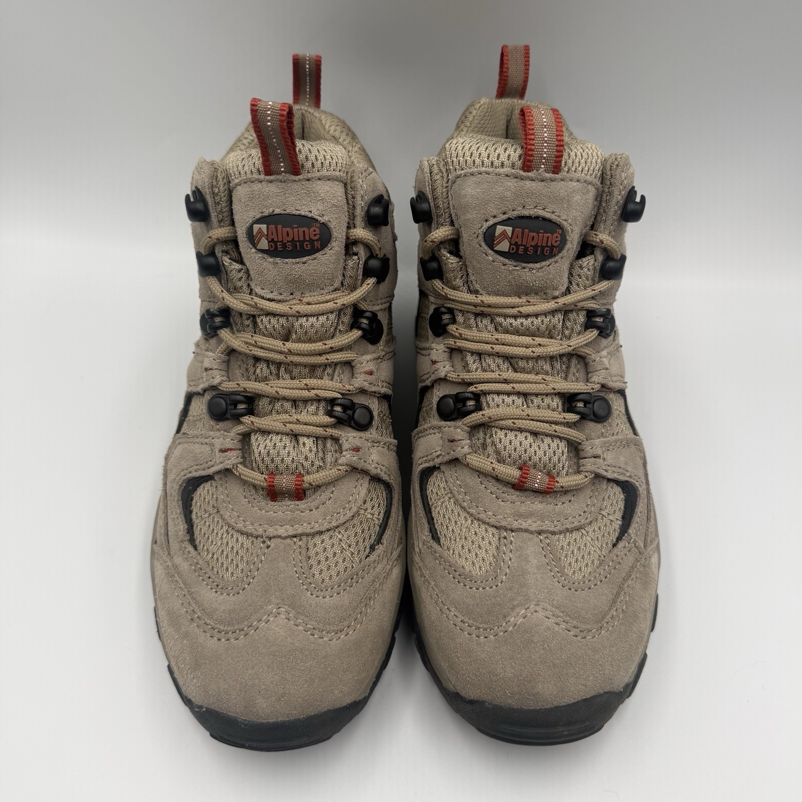 Alpine Design Hiking Outdoor Boots Suede Leather Upper Sz 7.5 Women’s, EU 38.5