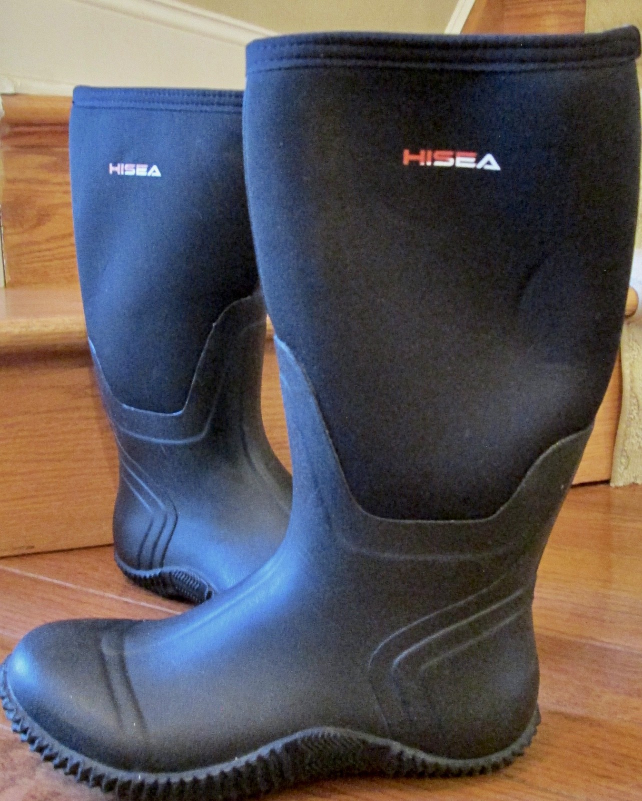 HISEA Women Waterproof Rain Boot Non-Slip Outdoor Garden Mud Work High Boot Sz 9
