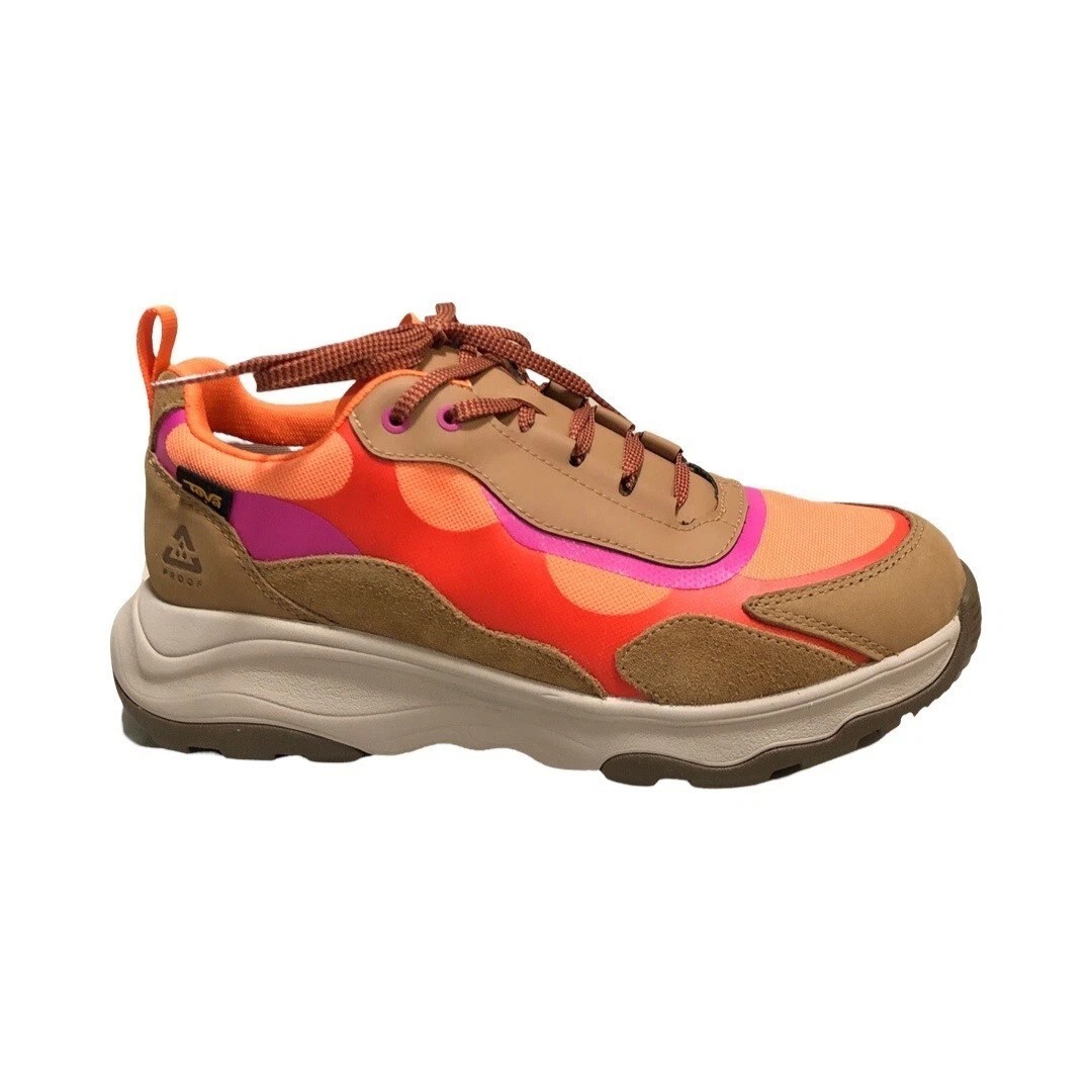 Teva Women’s Geotrecca Low RP Hiking Shoes Honey Brown Coral 1144294 Sz 9.5