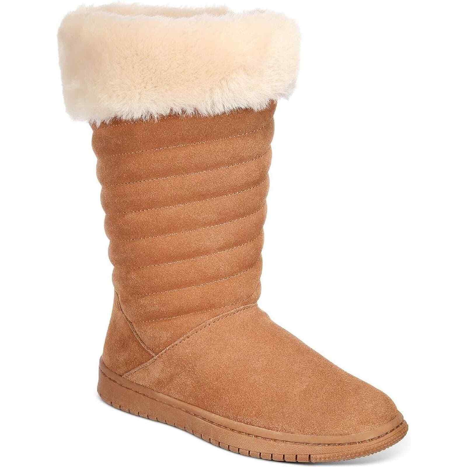 Style & Co Women Cold Weather Winter Booties Novaa Size US 8M Chestnut Suede