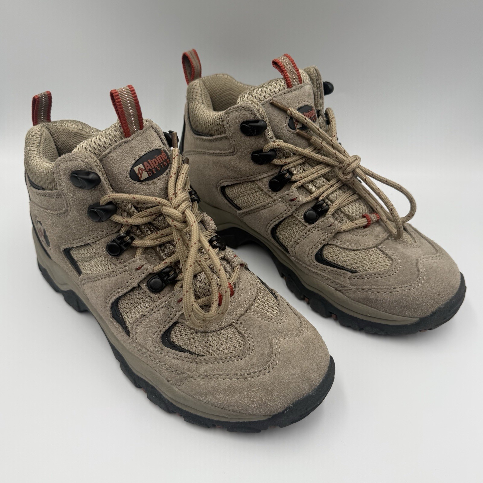 Alpine Design Hiking Outdoor Boots Suede Leather Upper Sz 7.5 Women’s, EU 38.5