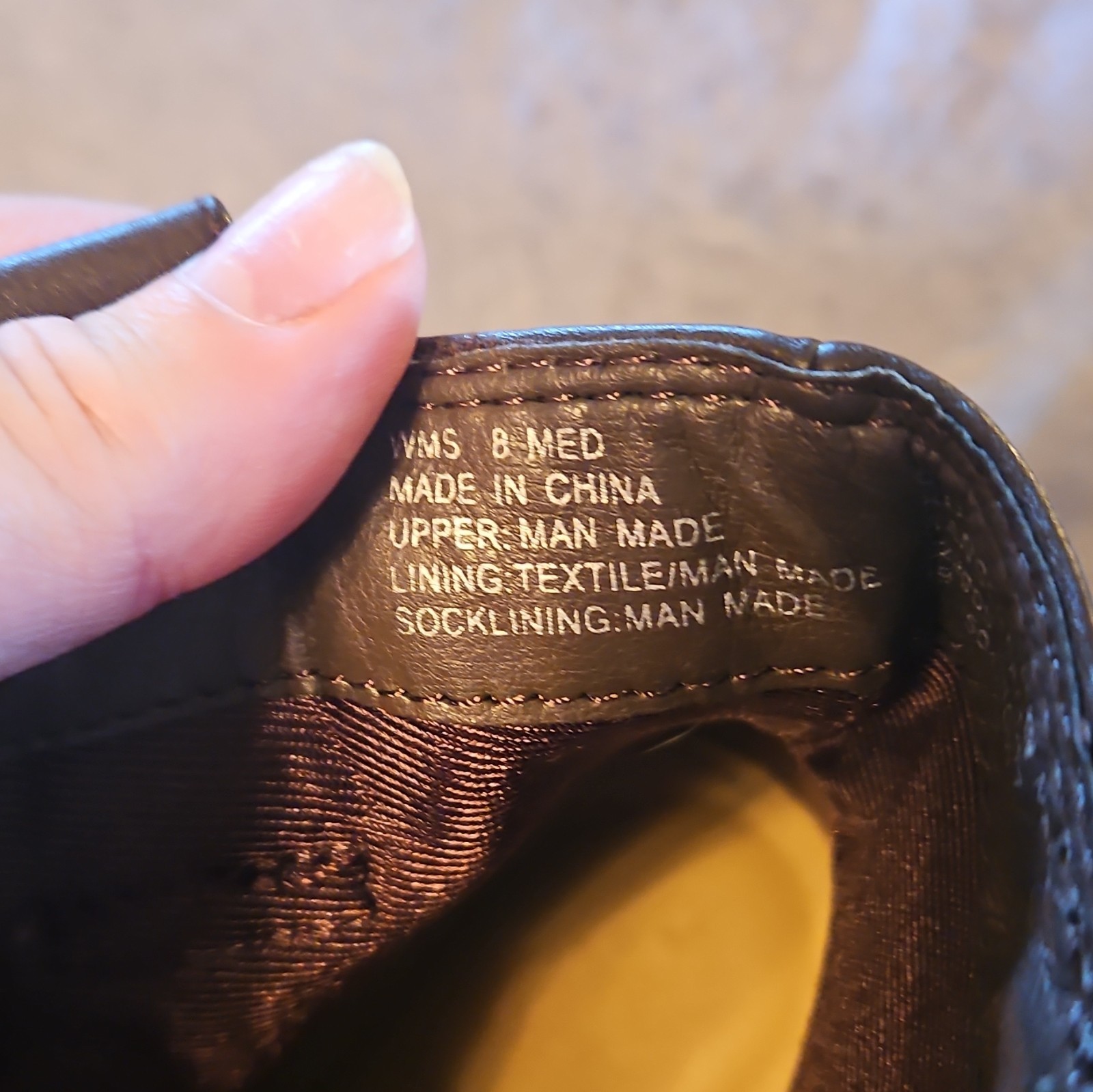 Kohl’s Women’s Brown Ankle Bootie Zip Closure Block Heel Solid US 8 Medium