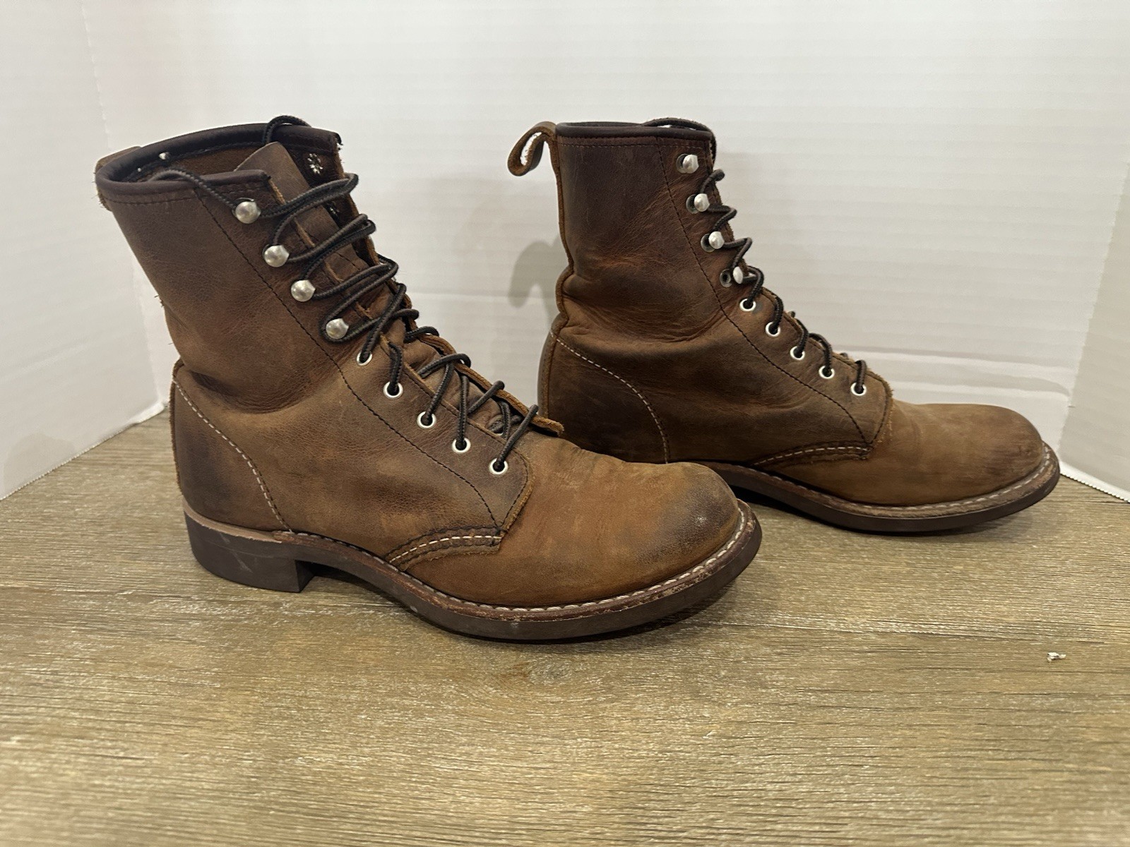 WOMEN’S RED WING 3362 HERITAGE SILVERSMITH LEATHER BOOTS ROUGH & TOUGH 7.5 B