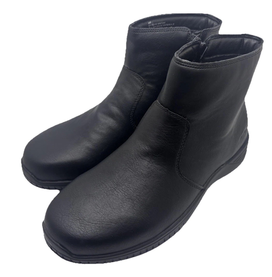 Women’s Totes Enclave Waterproof Ankle Zip Booties Black Size 8 Worn Once