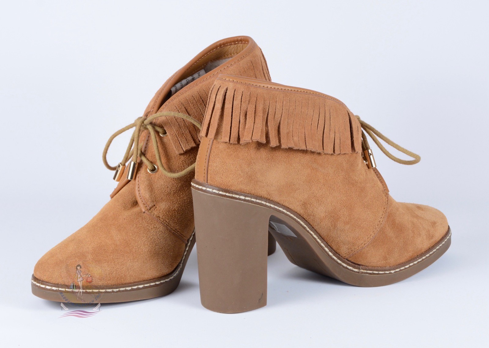 Tory Burch Hilary Shearling-Lined Fringe Boot Sz 10 US / 40 EU $495 NWOB