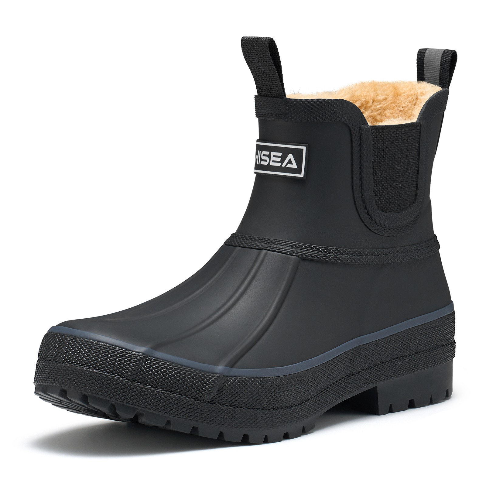 HISEA Women’s Chelsea Rain Boots Fleece Lined Winter Waterproof Ankle Duck Boots