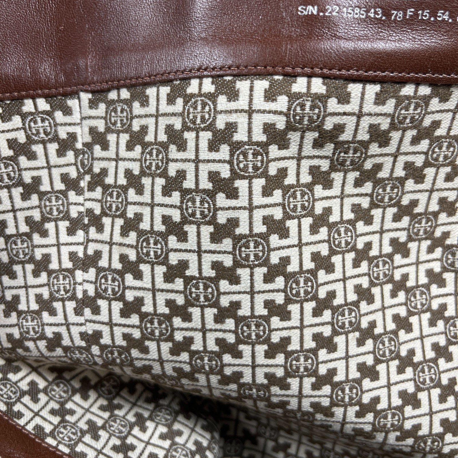 TORY BURCH Boots Womens 8M Junction Riding Equestrian Pebble Leather Brown