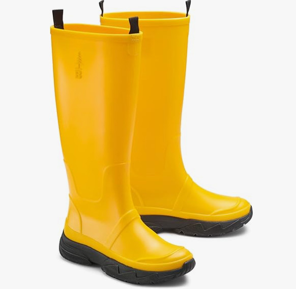 Bass Outdoor Old Gold Knee High Field Rain Boot Slip Resistant Footwear Size 9