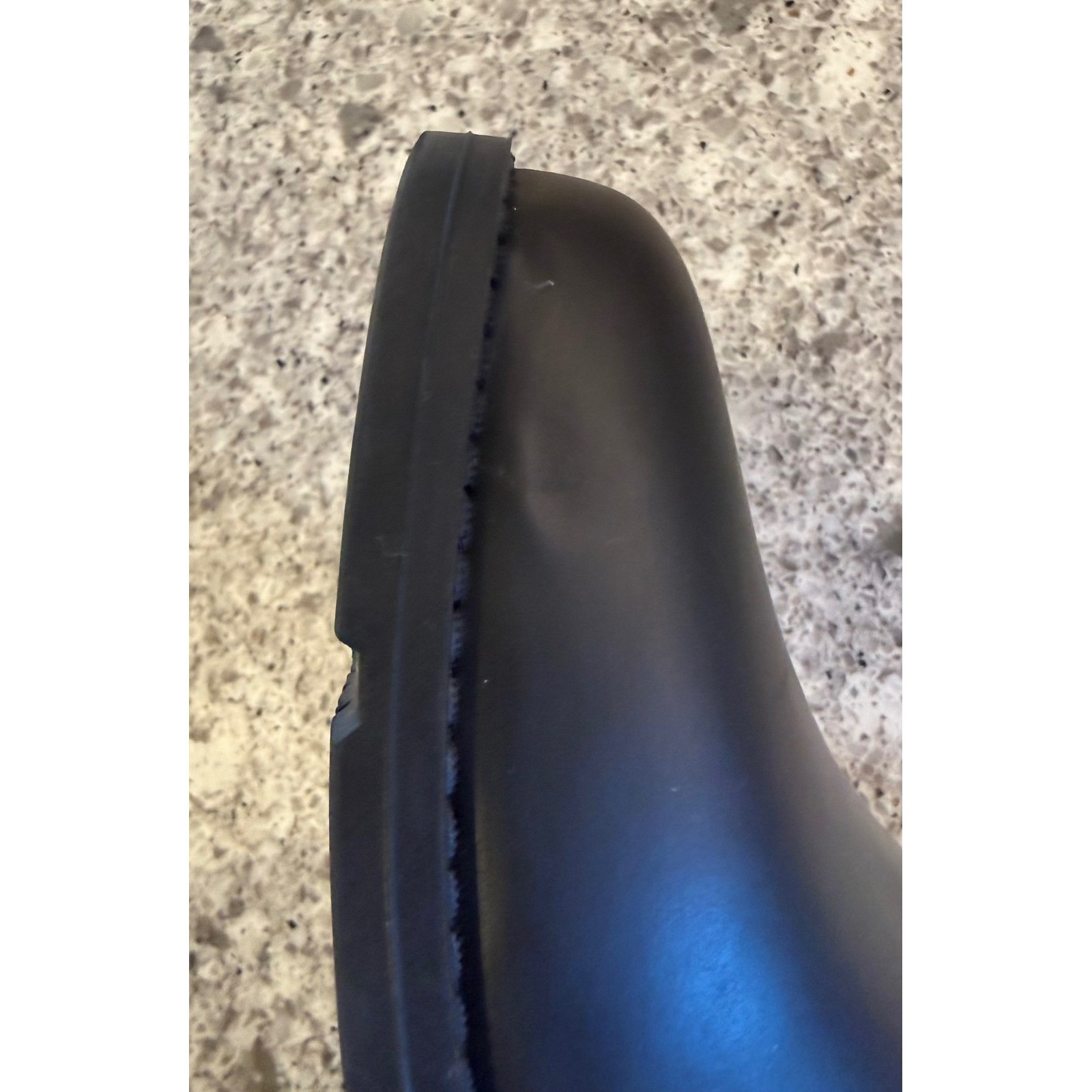 Lands’ End Wmns Black Rubber Casual Chelsea Outdoor Ankle Rain Boots Size 7