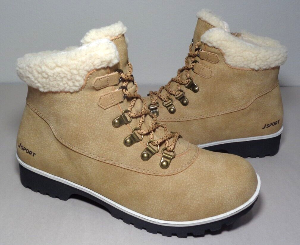 JSport by Jambu Size 7 M BLUESTONE Tan Hiker Ankle Boots New Women’s Shoes