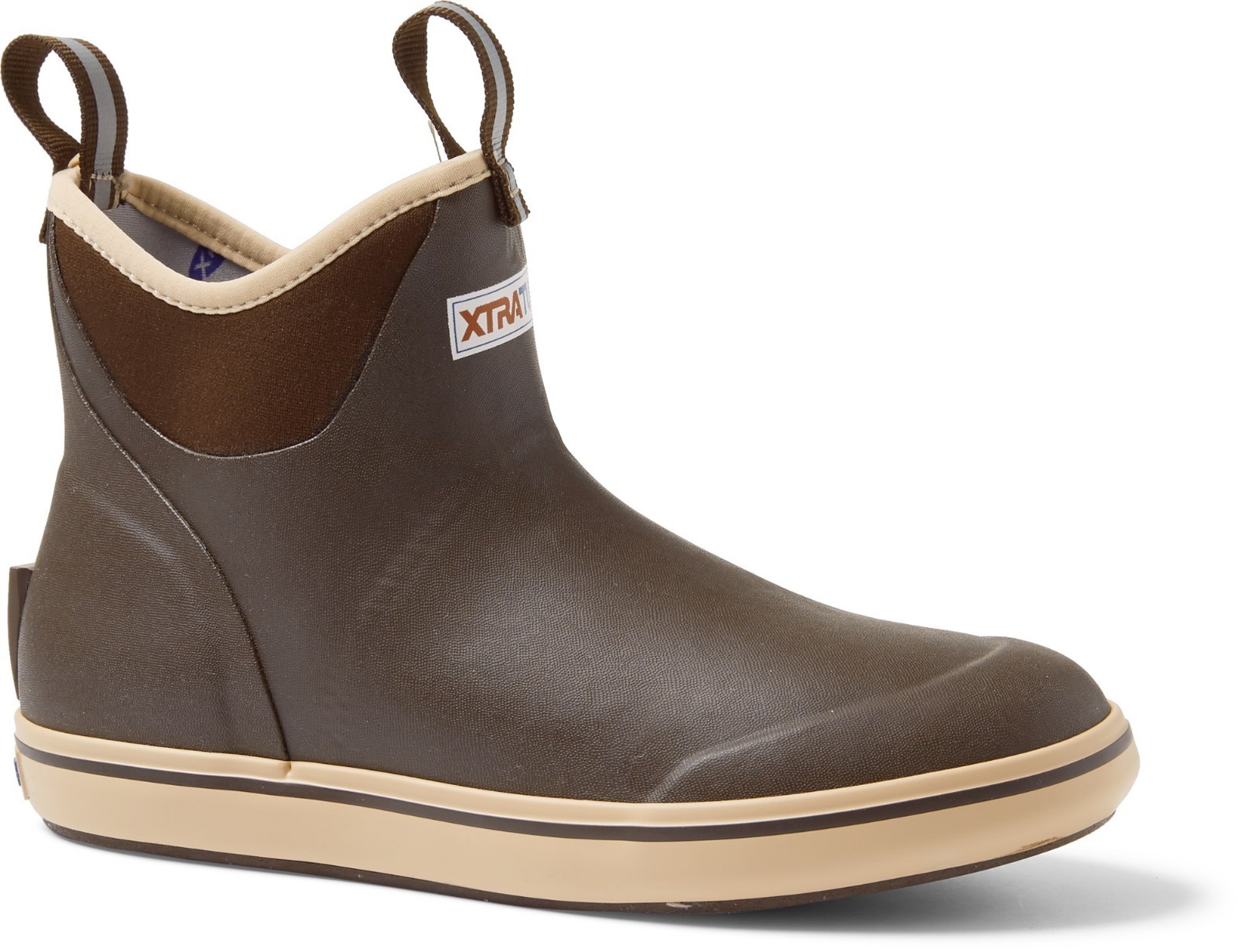 Xtratuf Ladies Brown 6″ Ankle Deck Boots – SIZE 8