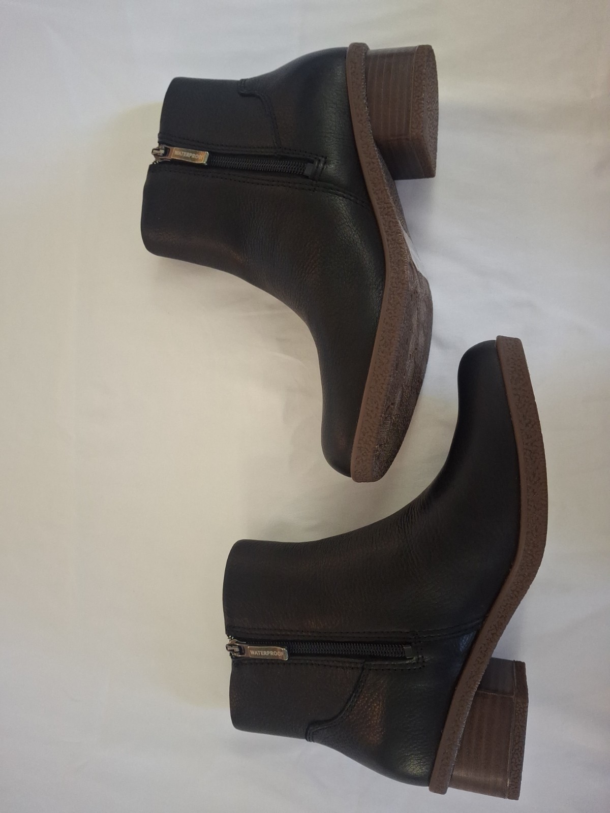 Dansko Daisie Black Waterproof Tumbled Leather Boots Women’s 39/US 9