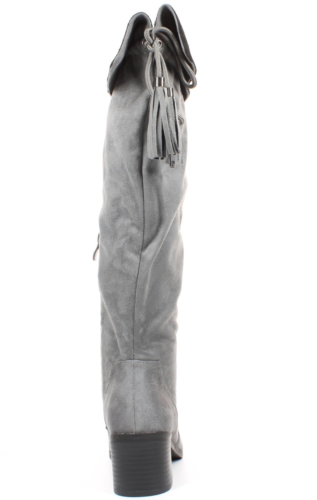 Trary Womens Gray Fashion Boots Size 8