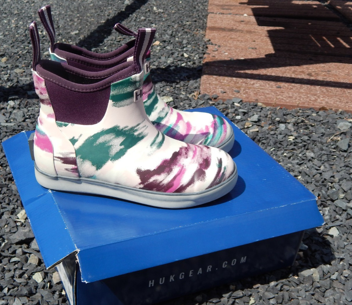 HUK Fishing Boot Rogue Wave Camo Womens Size 5 H6800002-665 Barely Pink ***