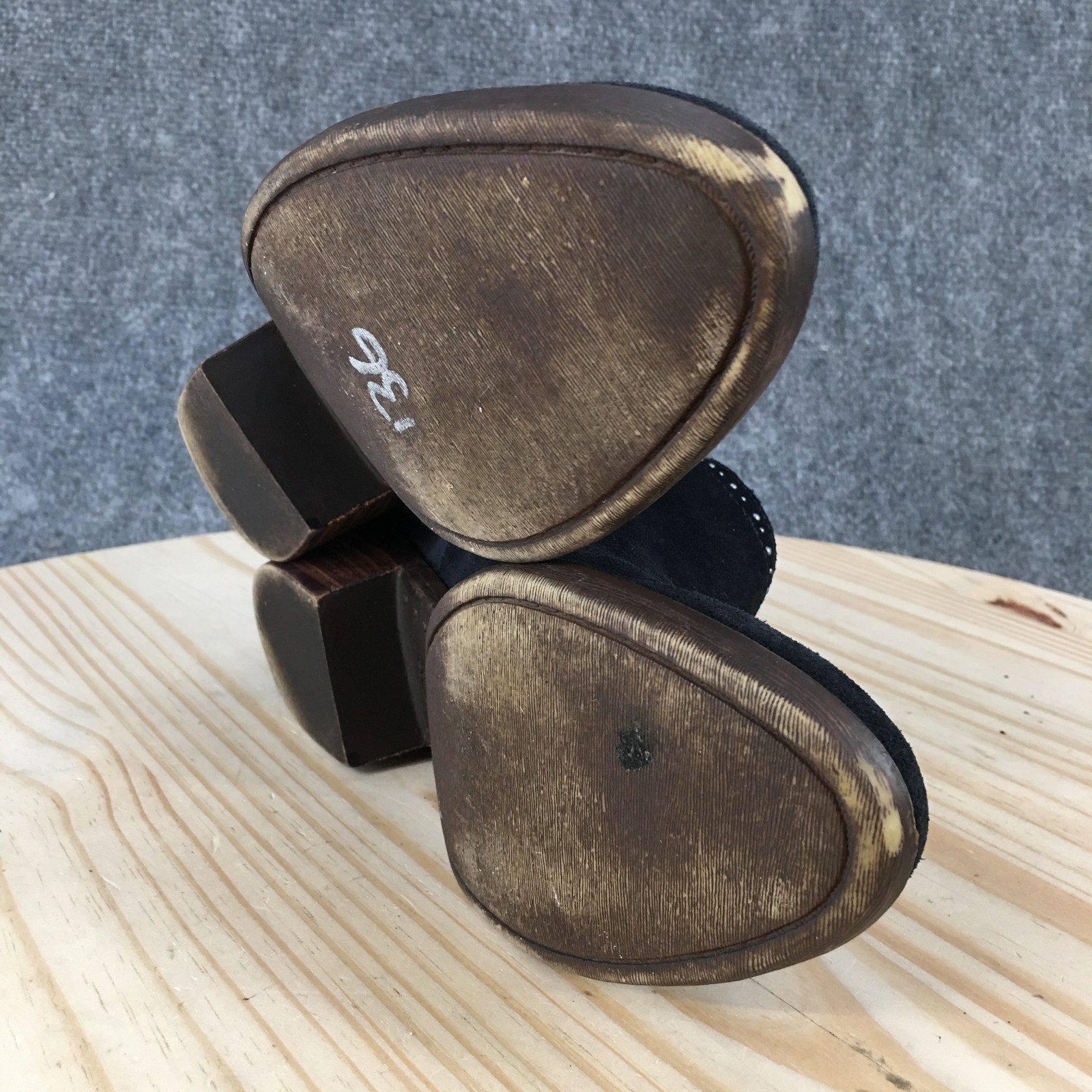 Lucky Brand Boots Womens 6.5 M Benna Casual Side Zip Ankle Bootie Blue Suede