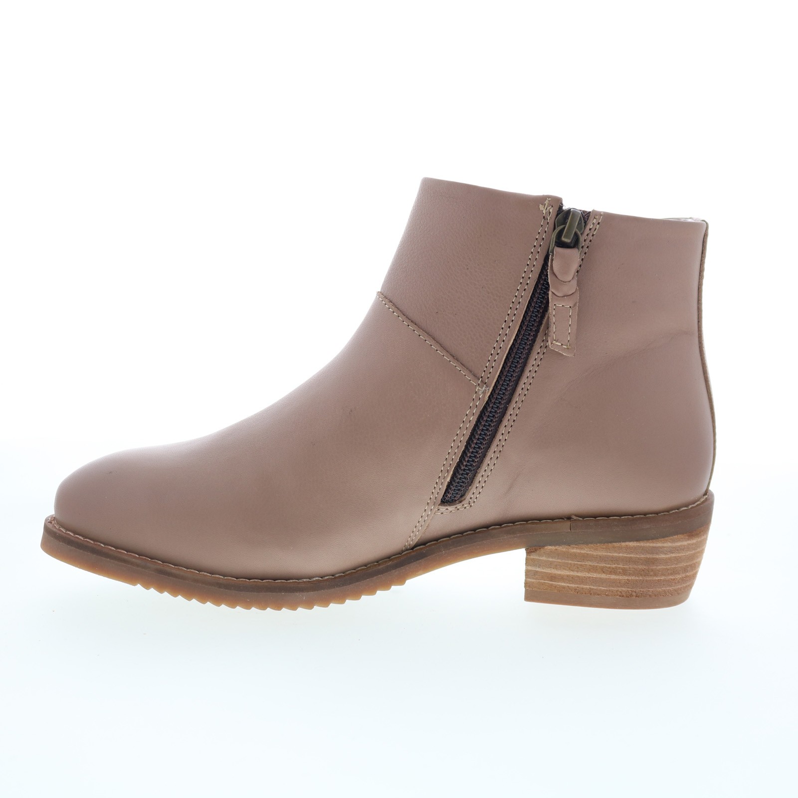 SoftWalk Roselle S2256-063 Womens Brown Leather Ankle & Booties Boots 6.5