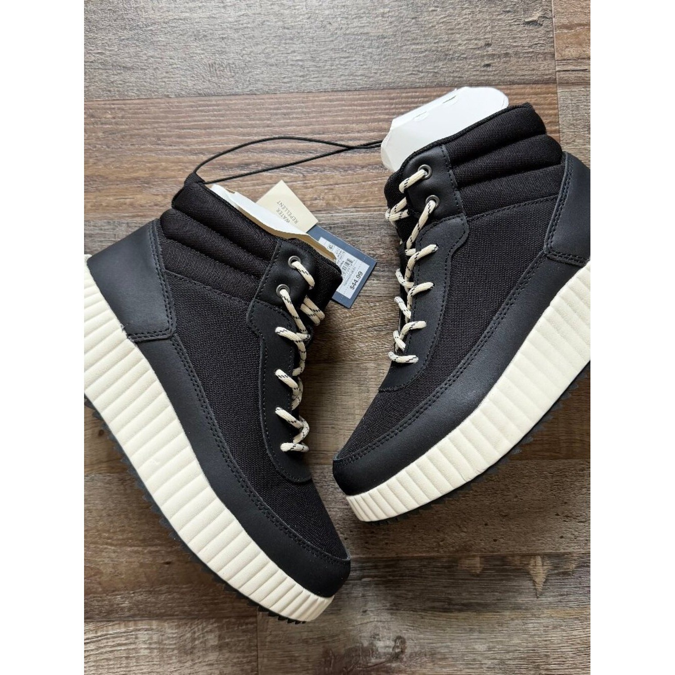 Women’s Shyla Platform Hiker Boots – Universal Thread Black 8