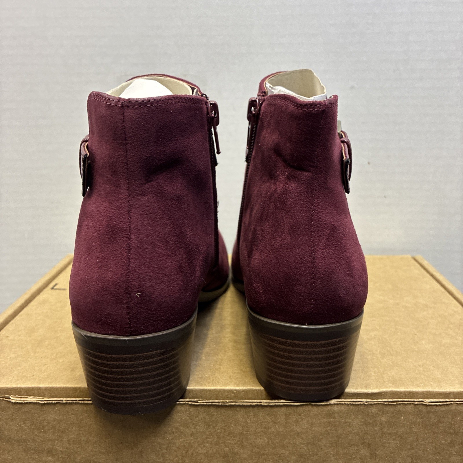 Market & Spruce Odeya Bootie Burgundy Womens Size 7.5W