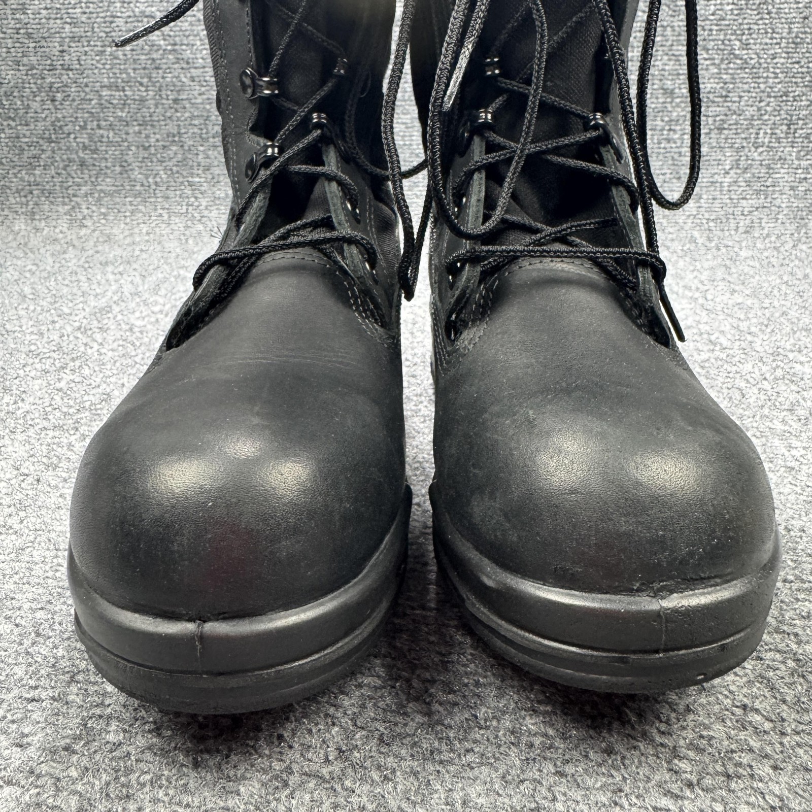 Bates Combat Boots Womens Size 6.5 W Black Leather Wolverine DuraShocks Work
