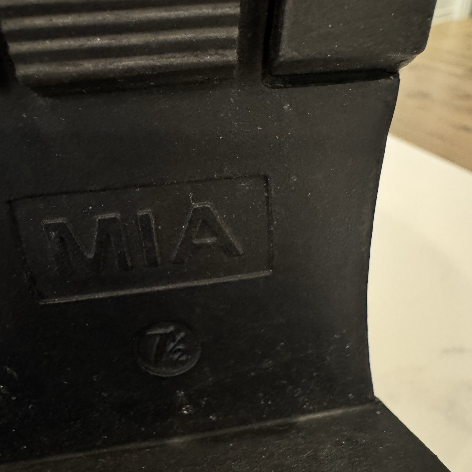 MIA Yoana Black Combat Boots Sz. 7.5 Lace Up Lug Sole Side Zip