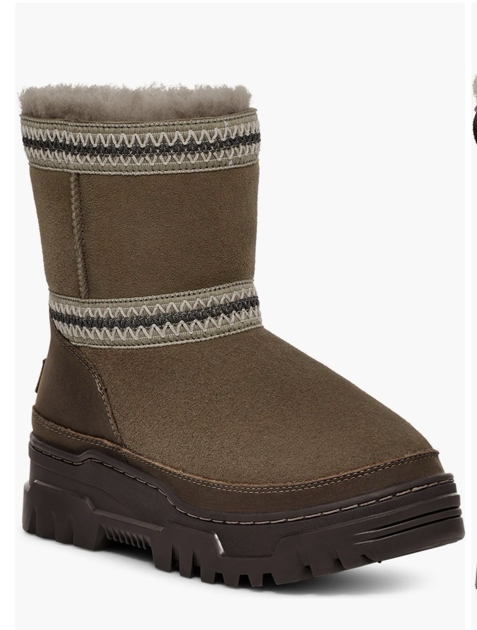 UGG Classic Short TrailGazer Boot WATERPROOF Women’s Size 6 BNWT Chestnut Suede