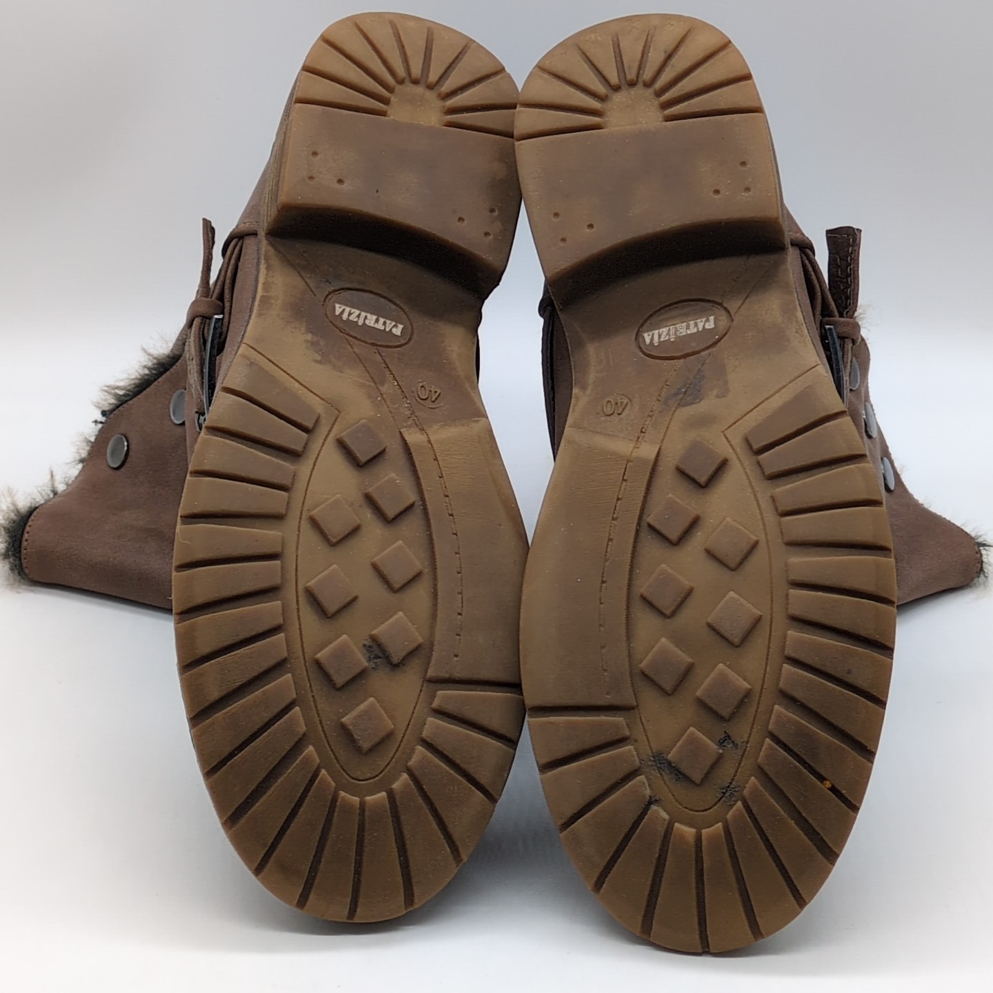 Patrizia by Spring Step Shoes Womens Brown EUR 40 Fur Lined Winter Boots Snaps