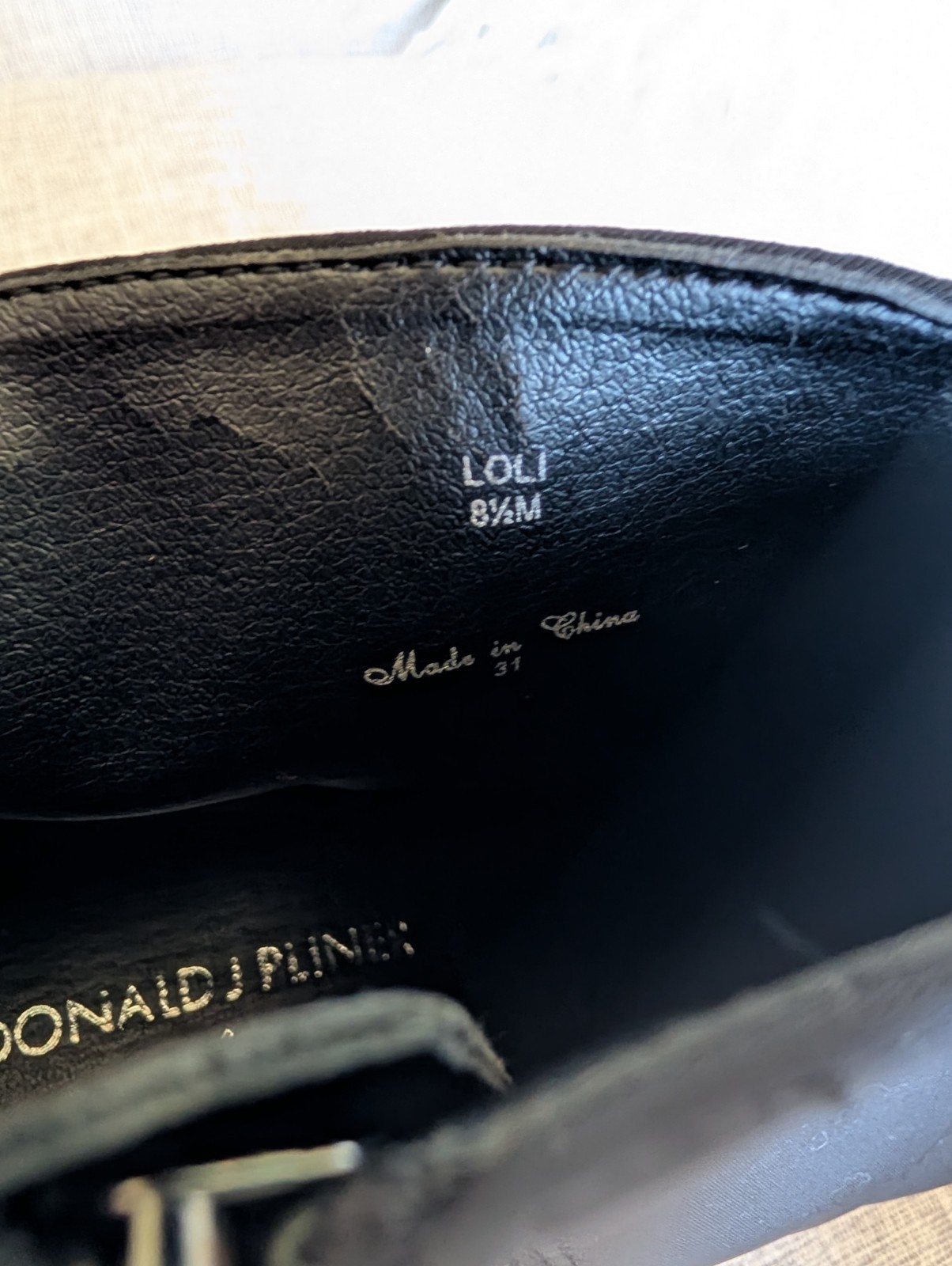 Donald J Pliner Loli Women’s Black Booties Size 8.5M