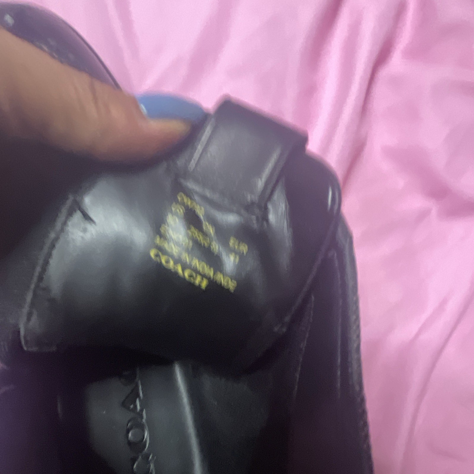 Coach CHRL Sig Boot Women’s Black Signature Canvas/Leather Lace-Up Zip 10 D NIB