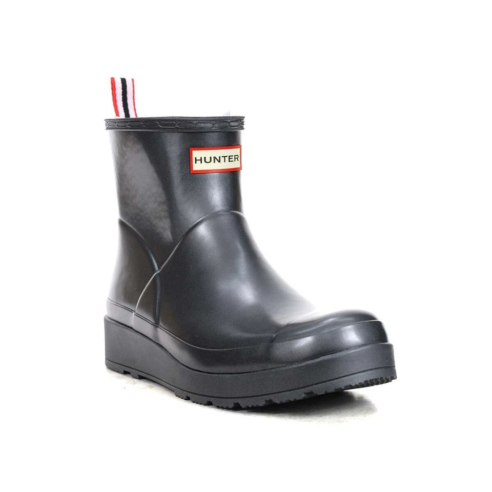 Hunter Footwear Women’s Original Short Gloss Rain Boot Black Size 6 Women Boots