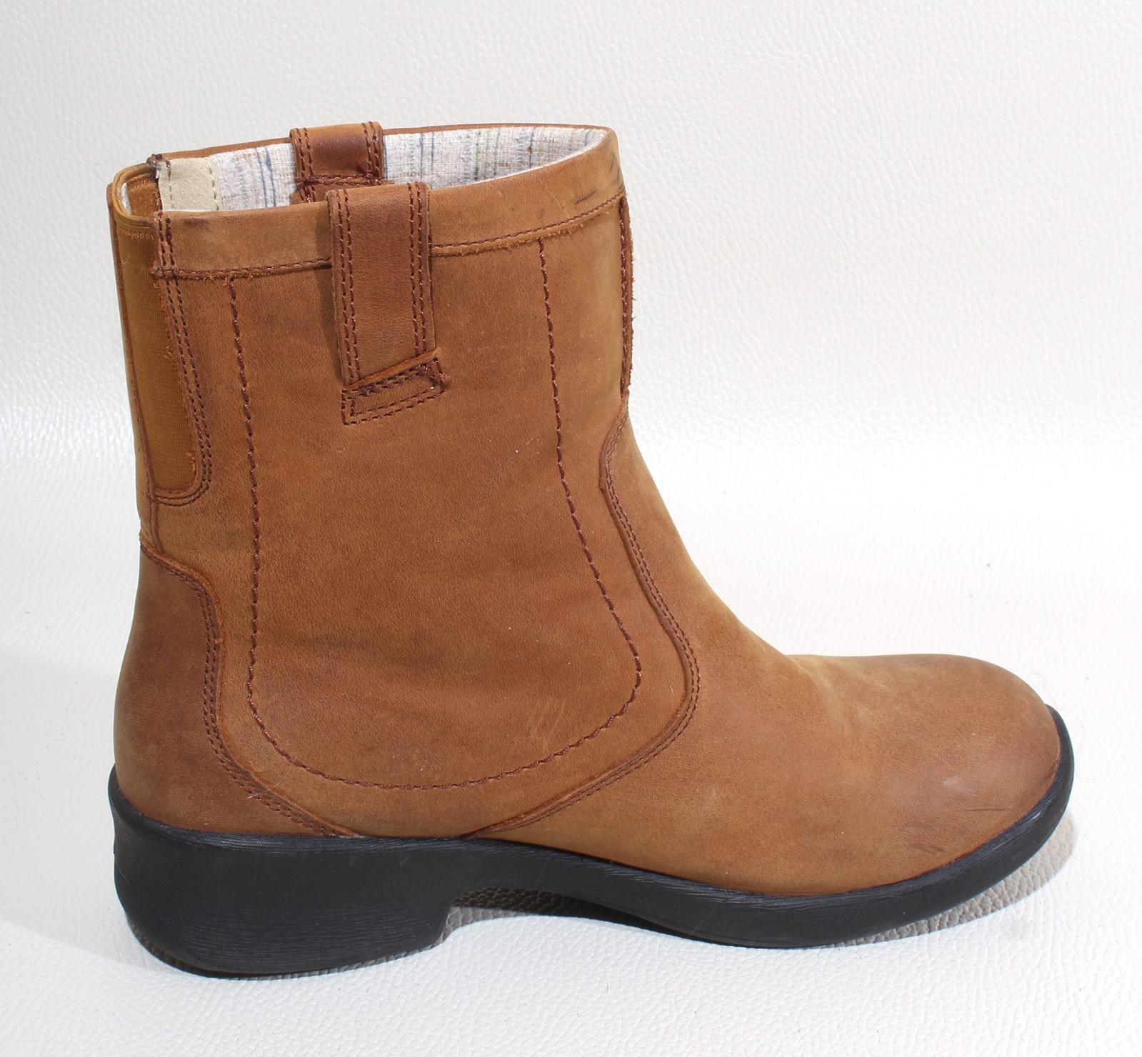 KEEN Women’s Tyretread Ankle Chelsea Boot Brown Deer Tan Leather Size 8