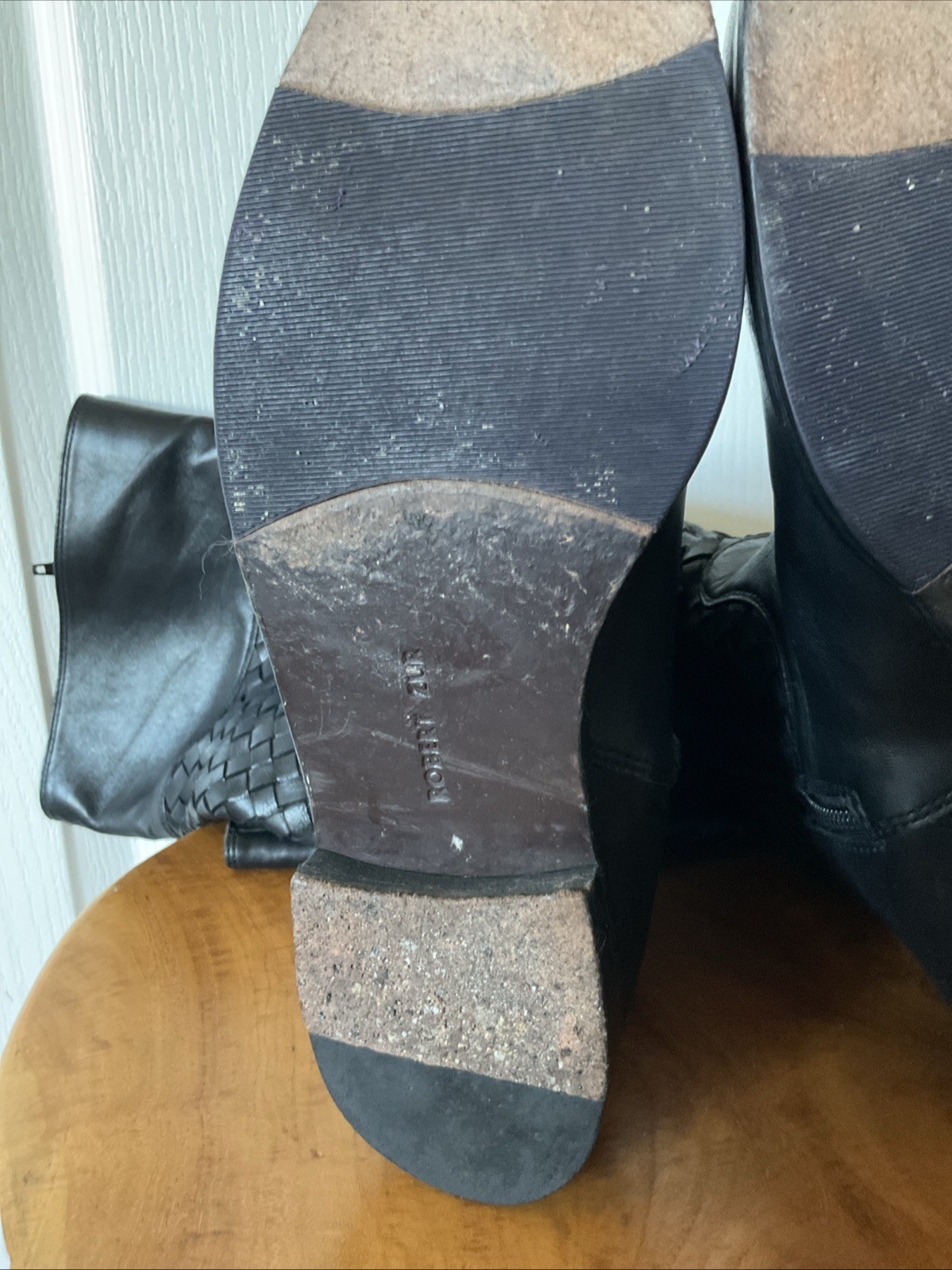 ROBERT ZUR WOMENS 8 BLACK RIDING BOOTS SOFTEST LEATHER