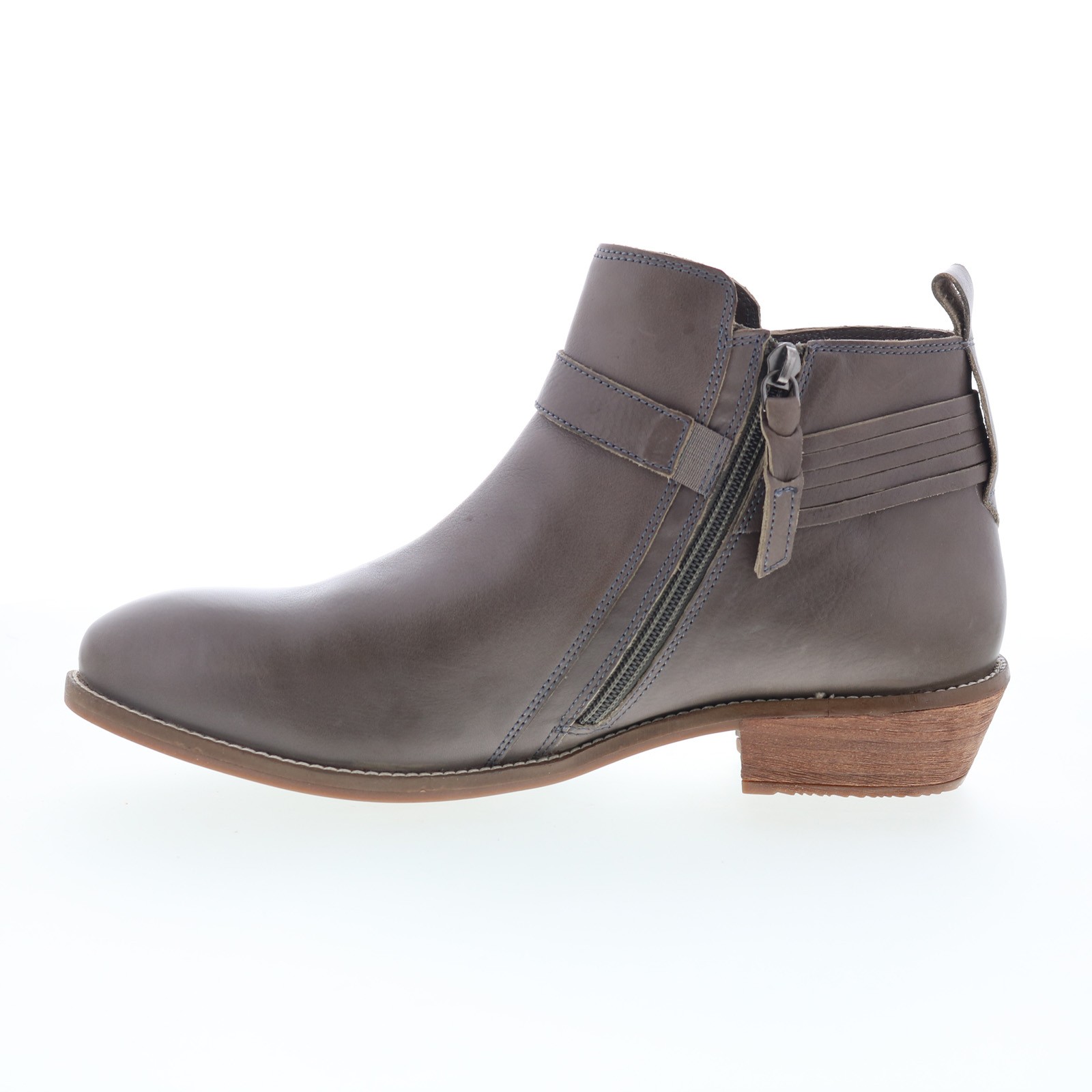 SoftWalk Reade S2363-072 Womens Gray Leather Ankle & Booties Boots 11