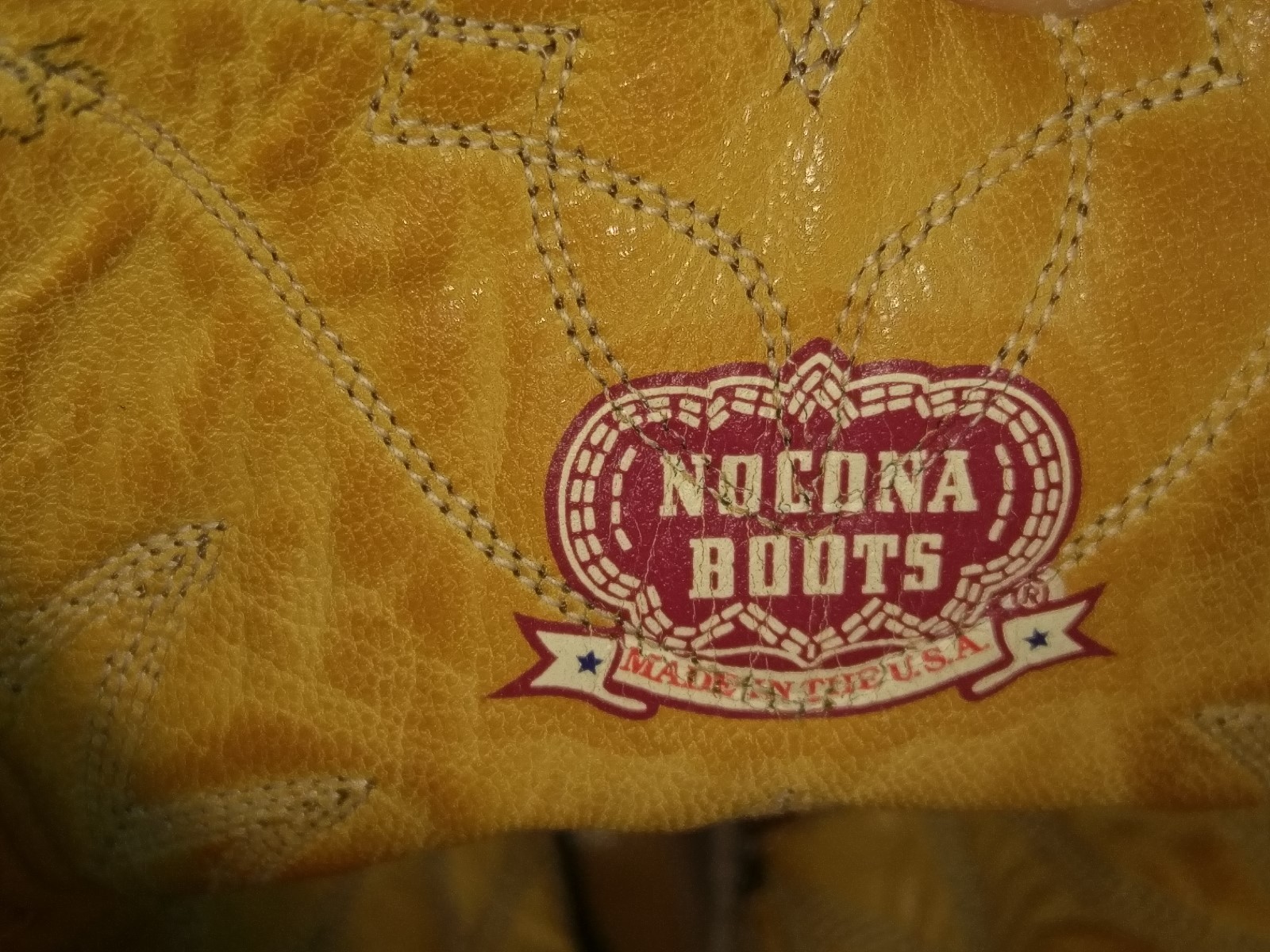 Vintage 50’s Nocona Leather Cowboy Boots Western Pee Wee Women 8.5 Brown Deertan