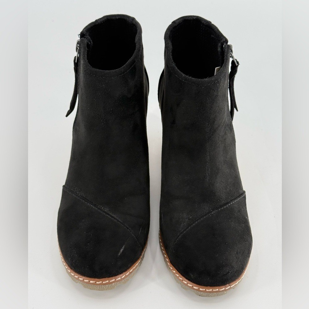 Tom’s Avery Suede Wedge Bootie 8