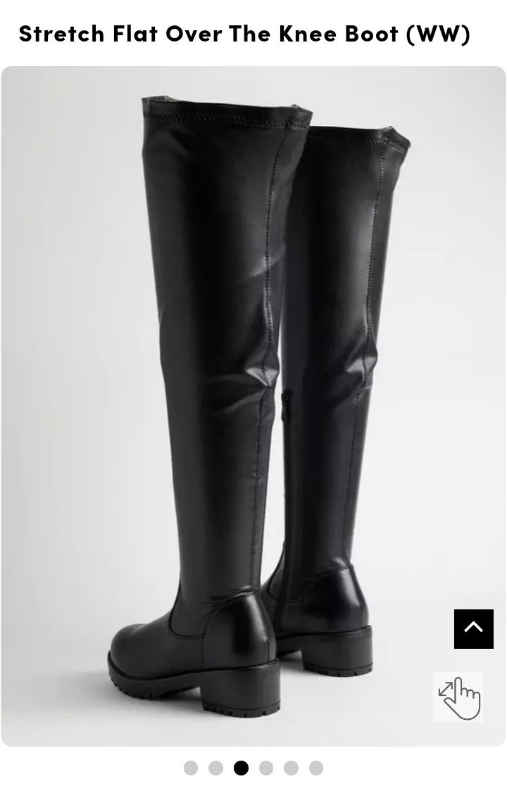 TORRID Strech Flat Over the knee boots very sexy chunky style sz 8.5 w
