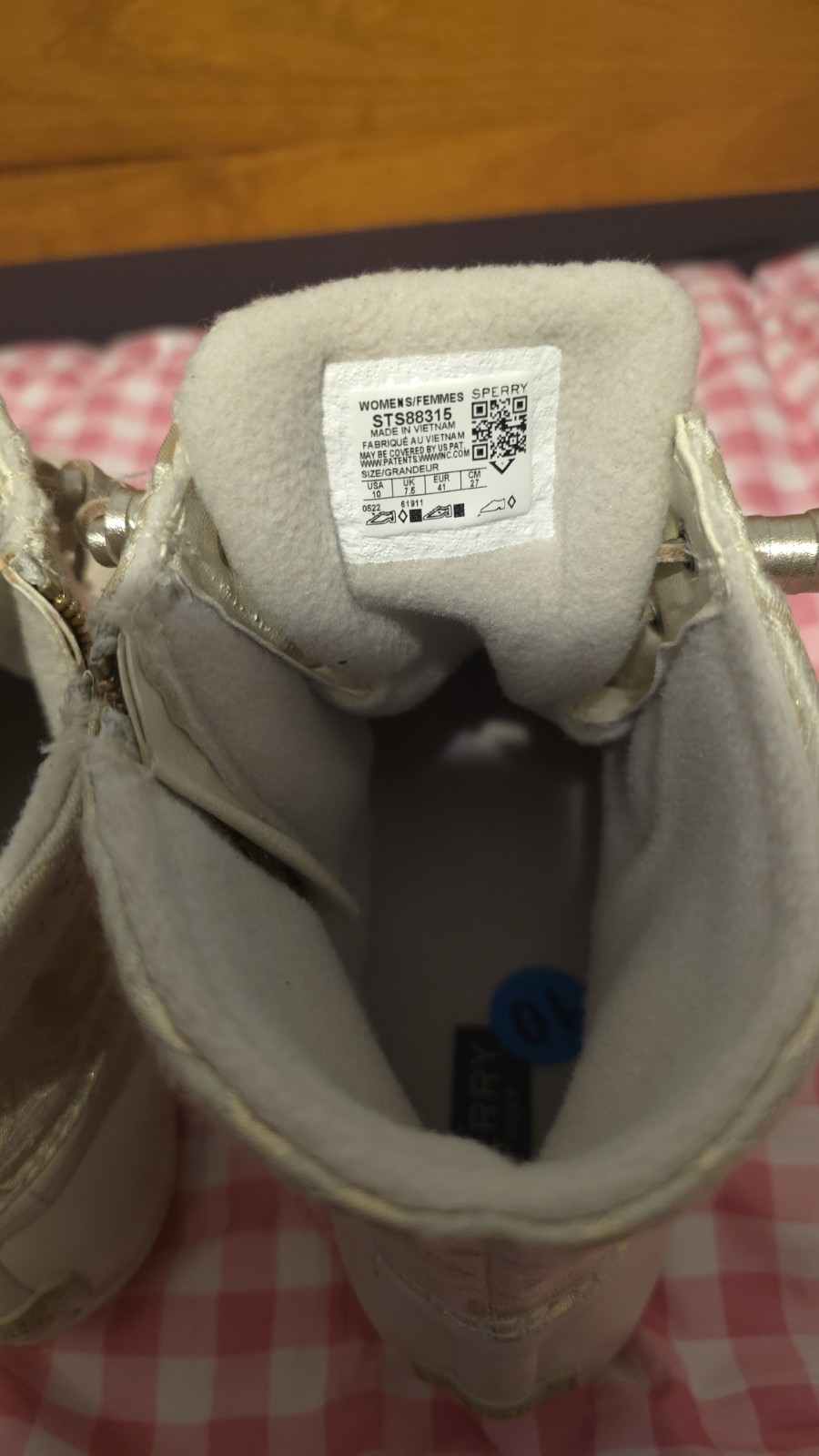 Sperry Ladies Footwear Women’s Saltwater Seasonal Rain Boot, Ivory Leopard 10W