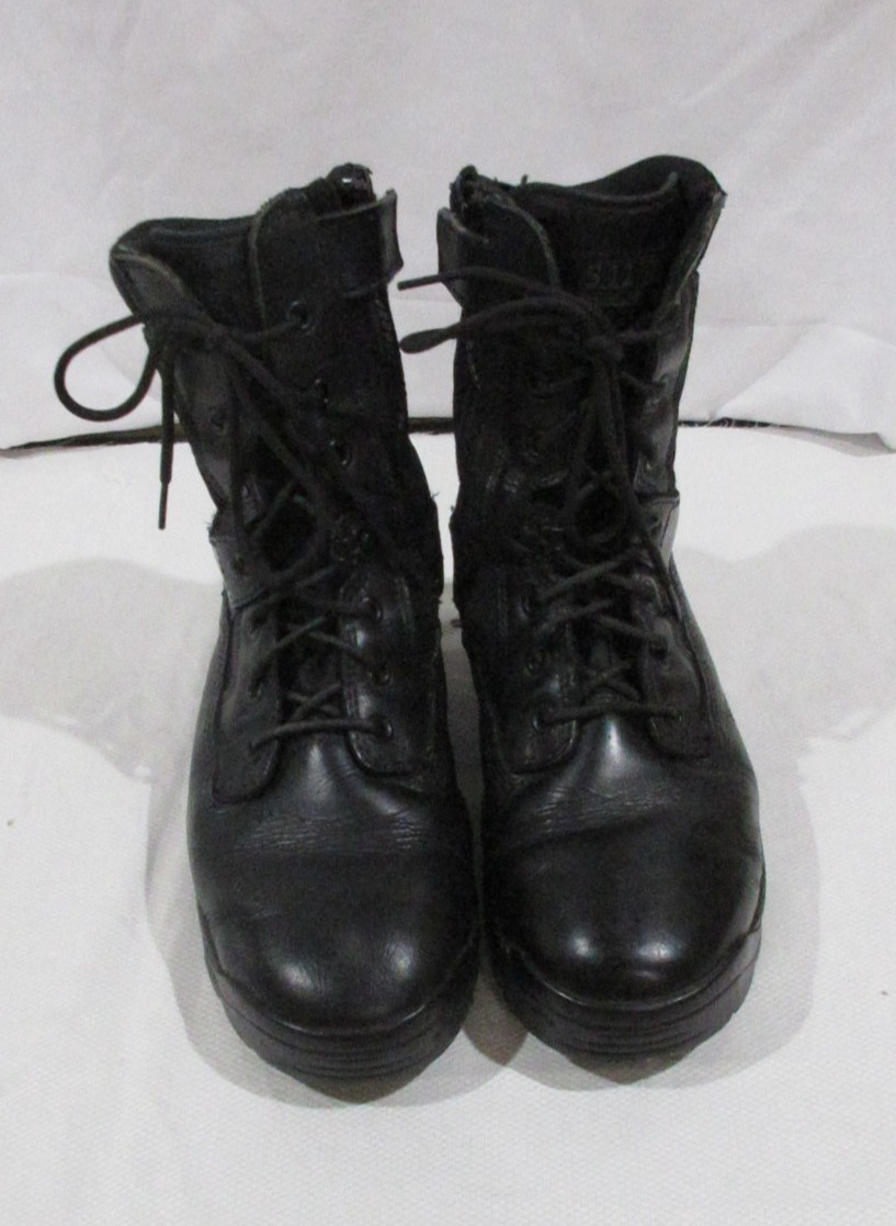 511 Tactical Boots ATAC 8″ Side Zip Womens US 8 Black (019 Black W)