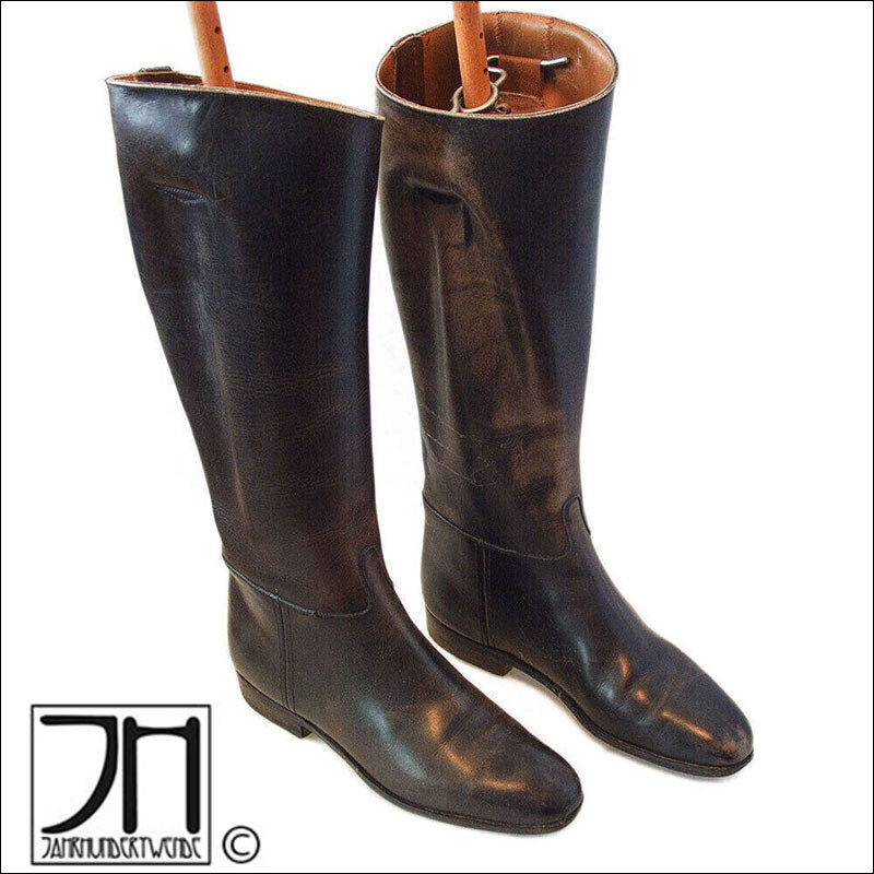 Riding Boots Genuine Leather Black Ladies Boots Leather Boots Ladies Boots