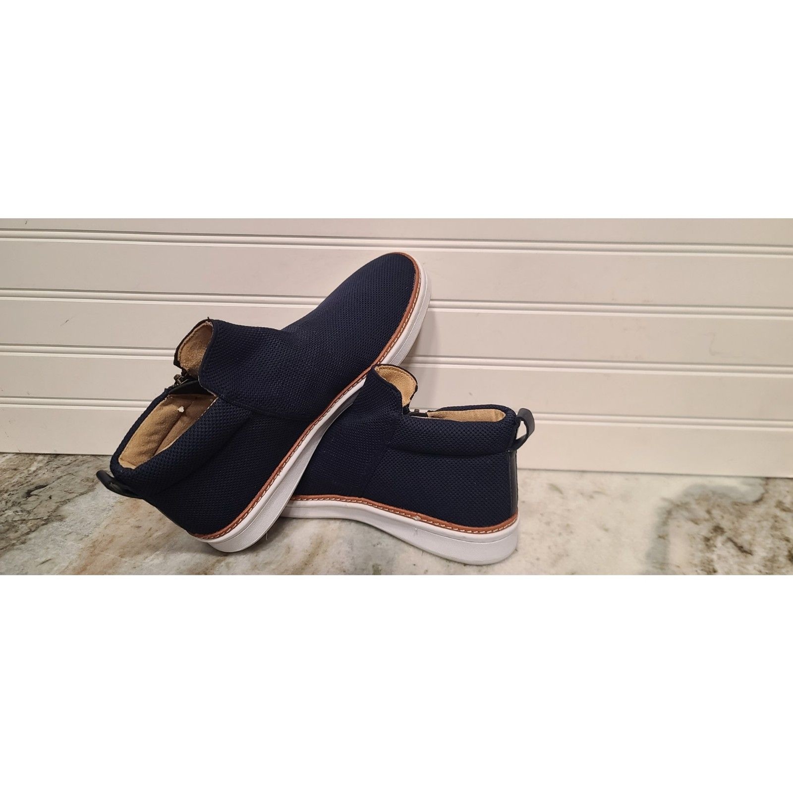 Talbots Womens Brittany Blue Knit Ankle Booties Size 8 NEW